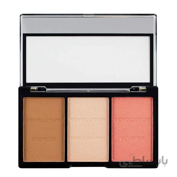 پلت برانزر، رژ گونه ، هایلایتر روولوشن Ultra Sculpt & Contour Kit