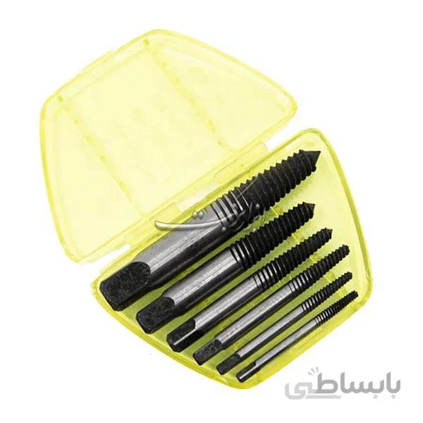 مجموعه 5 عددی قلاویز چپ گرد جنیوس AT-EX6 ا Tosan 0022 D Impact Drill