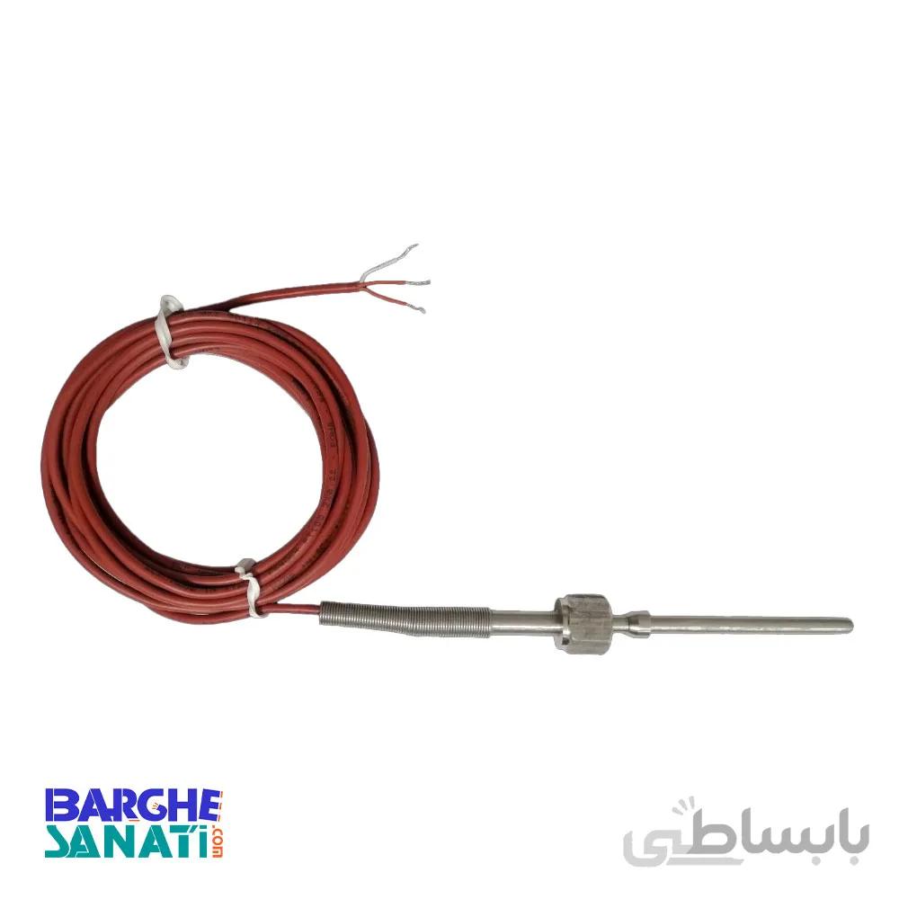 سنسور PT100 سه سیمه برند آروان صنعت مدل RF8-B3F5-ZS3