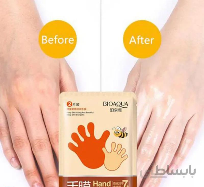 ماسک دستکشی عسل بیواکوا ا Bioaqua mask