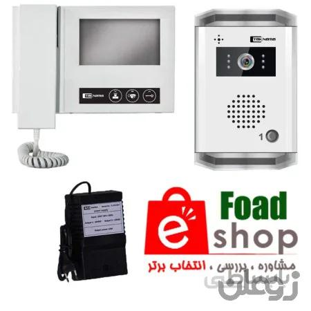 پک درب بازکن تصویری تک نما مدل D43-1V مجموعه 2 عددی ( 1 واحدی ساده و پنل ساده)