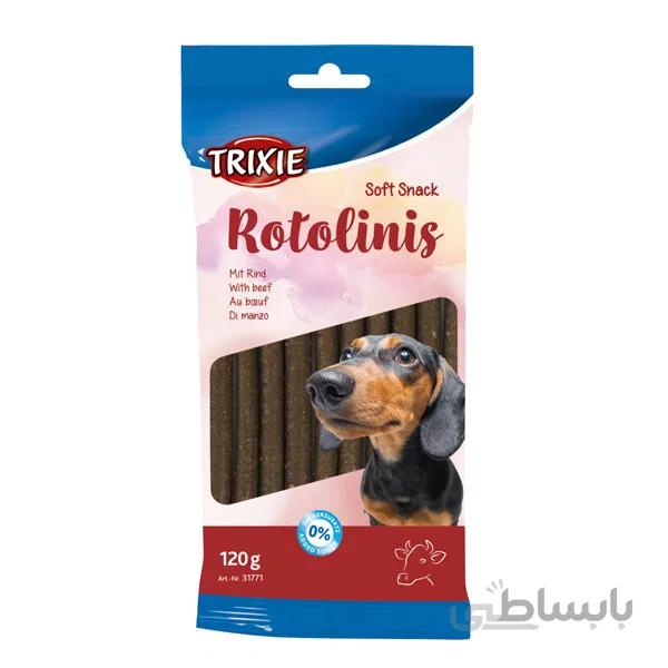 تشویقی نرم سگ تریکسی مدل Rotolinis با طعم گوشت گاو ا Trixie soft snack rotolinis