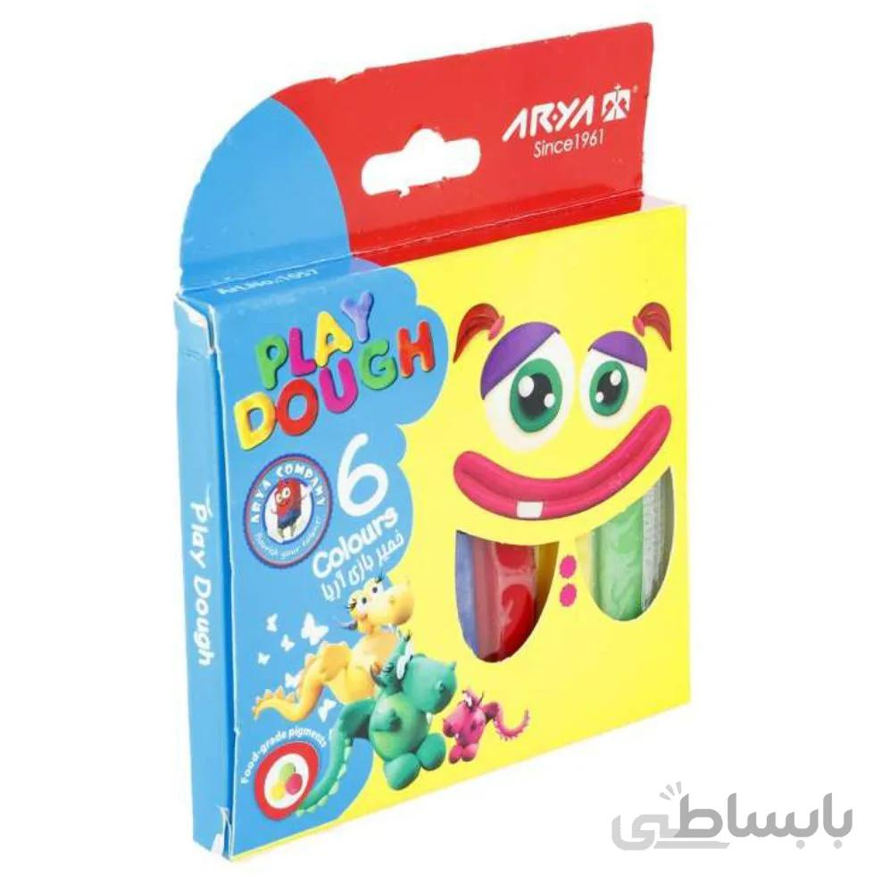 خمیر بازی آریا مدل ۱۰۵۷ بسته ۶ عددی
