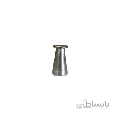 پایه مخروطی نقره ای 4 سانتی