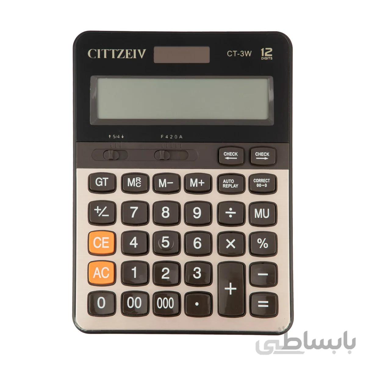 ماشین حساب سیتی زیو مدل CT-3W ا Citizeiv CT-3W Calculator