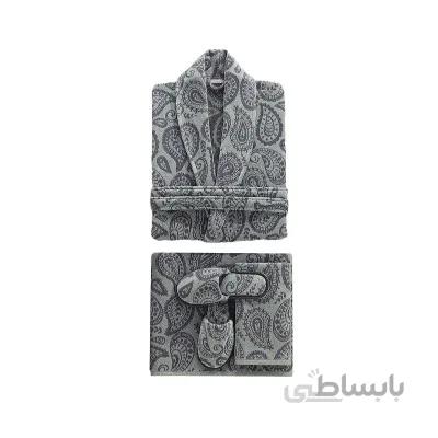 سرویس حوله نیم ست پنبه طرح دانتلا مدل شال دسن سبز