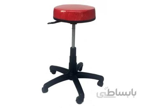 تابوره چرمی جک دار کد d298