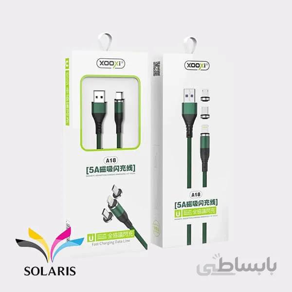 کابل شارژ Xooxi مدل micro A18