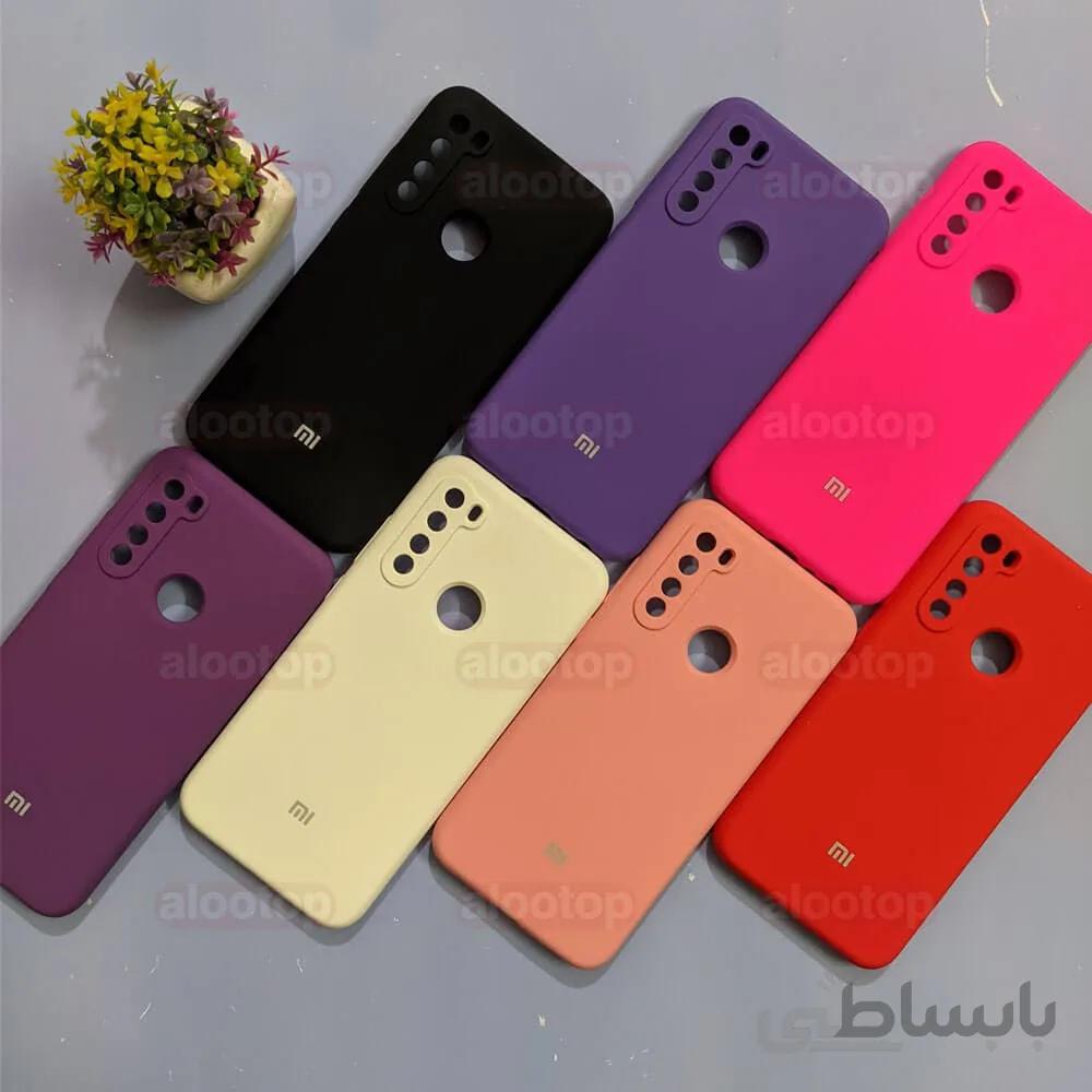 قاب سیلیکونی محافظ لنز دار اورجینال شیائومی Redmi Note 8 / Note 8 2021 (اصلی)