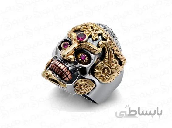 انگشتر مردانه جمجمه پادشاه سلطه گر gothic-r-16