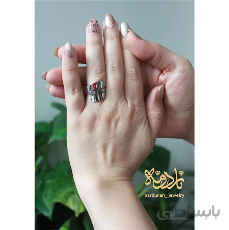 انگشتر استیل - 29/ فری سایز