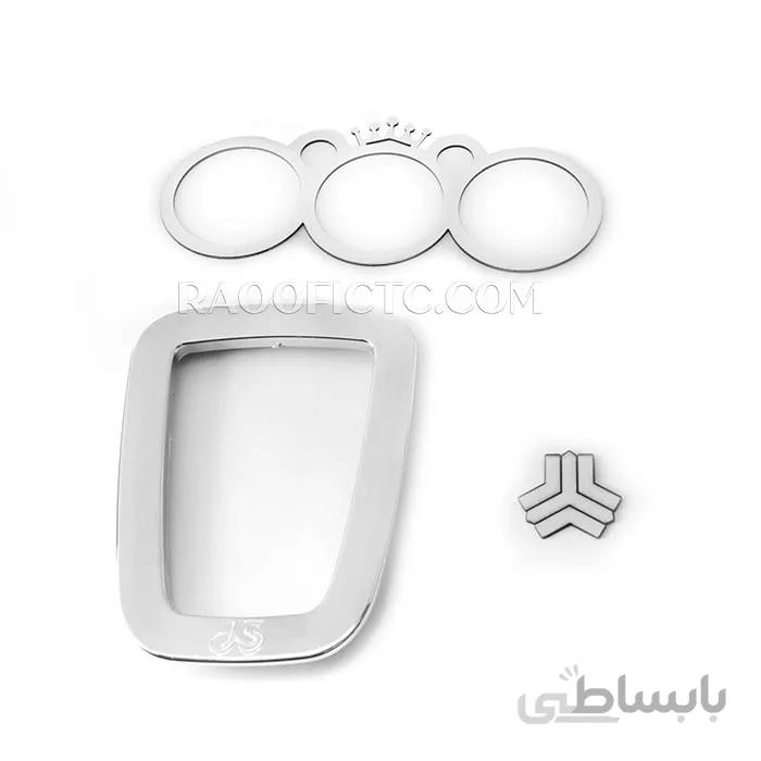 ست قاب کروم پنل تیبا