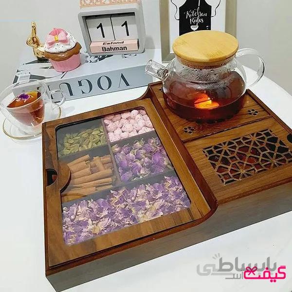جعبه پذیرایی وارمردار با محتوا