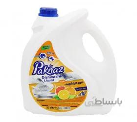 مایع ظرفشویی پاکناز رایحه لیمو و مرکبات حجم 3750 میلی لیتر