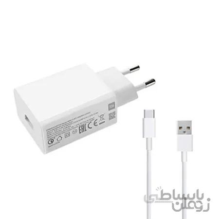 شارژر دیواری شیائومی مدل MDY-11-EP به همراه کابل تبدیل USB-C
