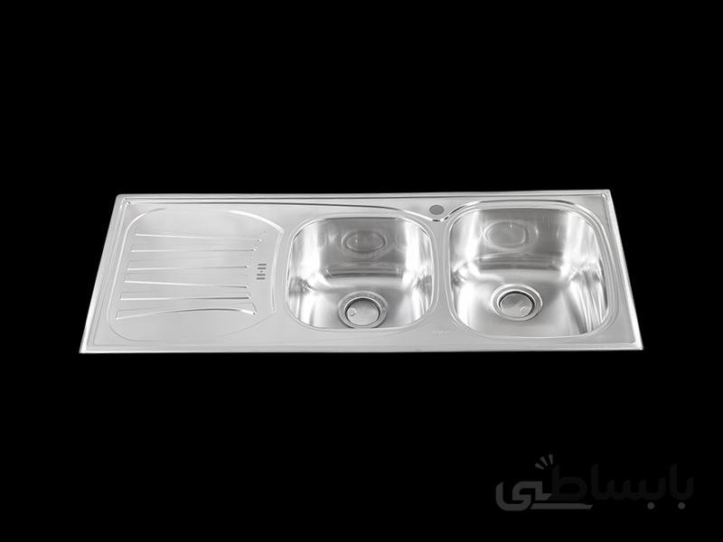 سینک توکار مدل ds129 درسا لگن راست