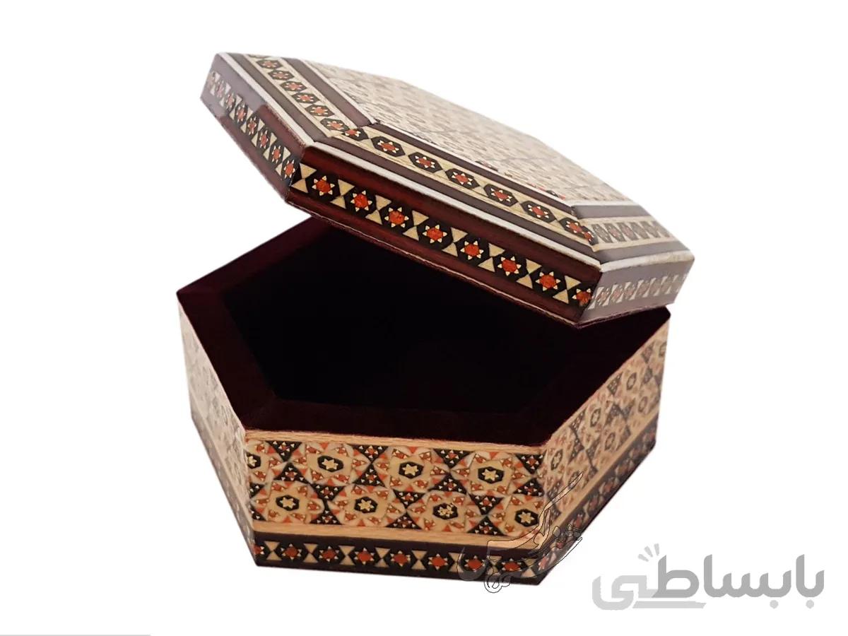 جعبه جواهرات خاتم شش ضلعی