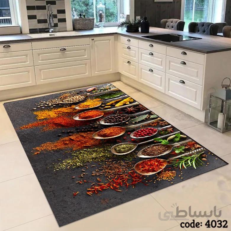 فرشینه اشپزخانه طرح قاشق ادویه 4032-9