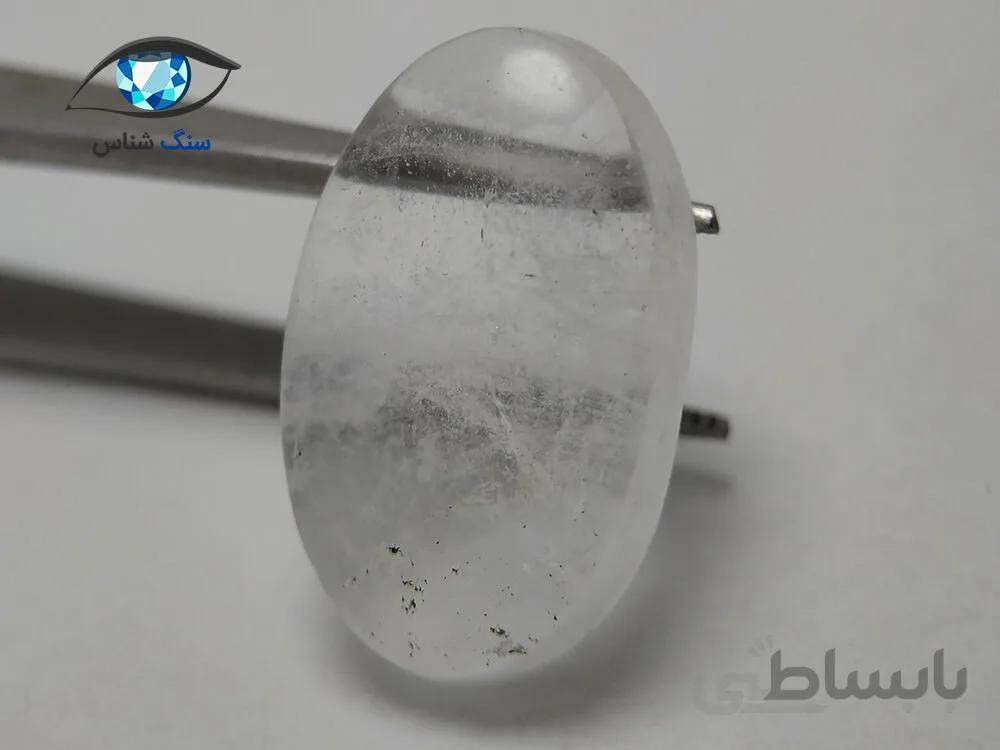 نگین کوارتز بی رنگ درشت 4 گرم