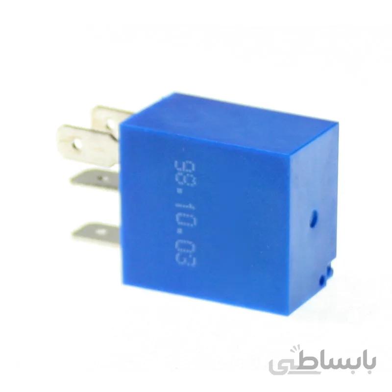 میکرو رله 40 آمپر آبی 4 پایه - پژو 206 ، رانا ، سمند