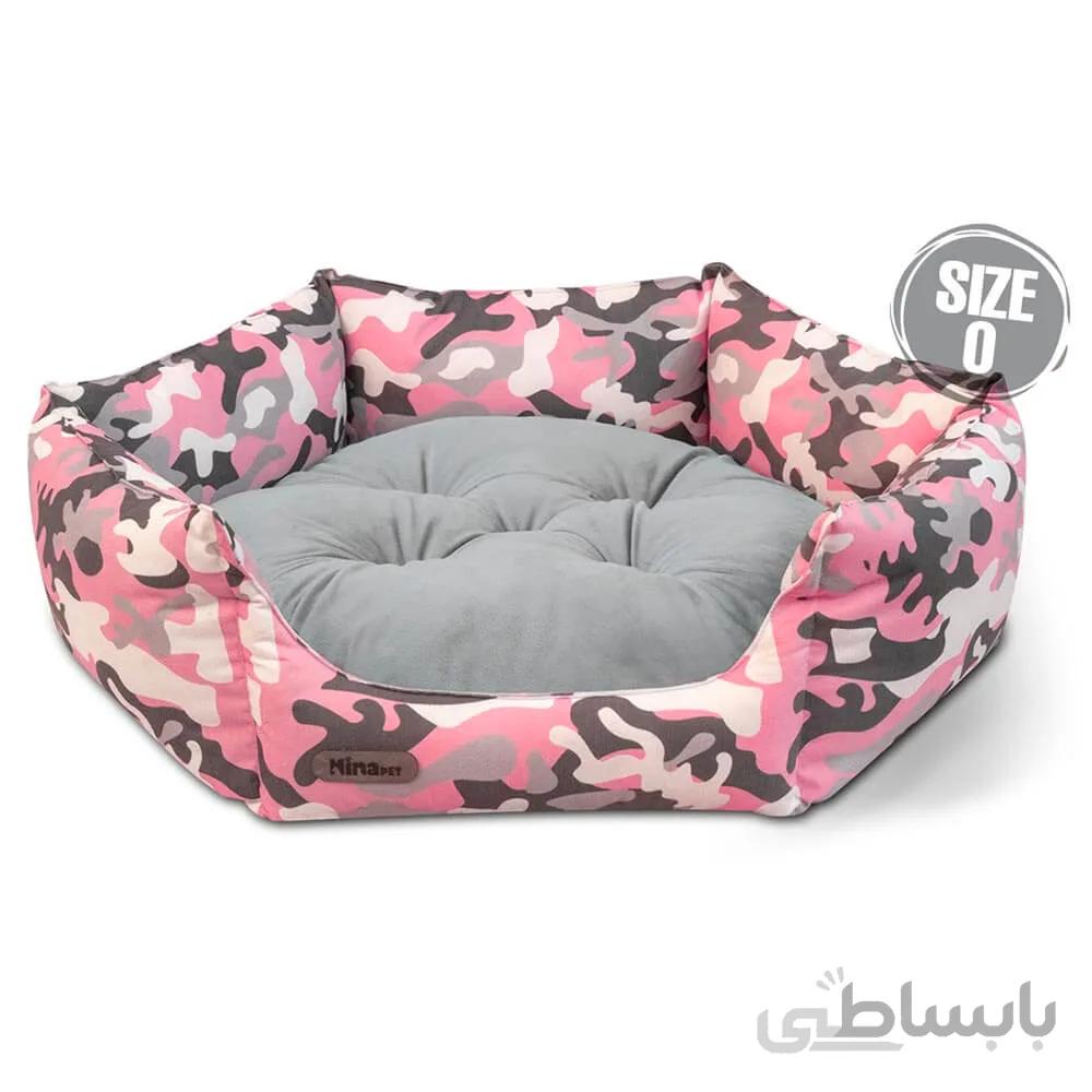 جای خواب شش ضلعی سگ و گربه نیناپت مدل VIP ارتشی ا Ninapet Hexagon Bed For Dogs And Cats Army Model