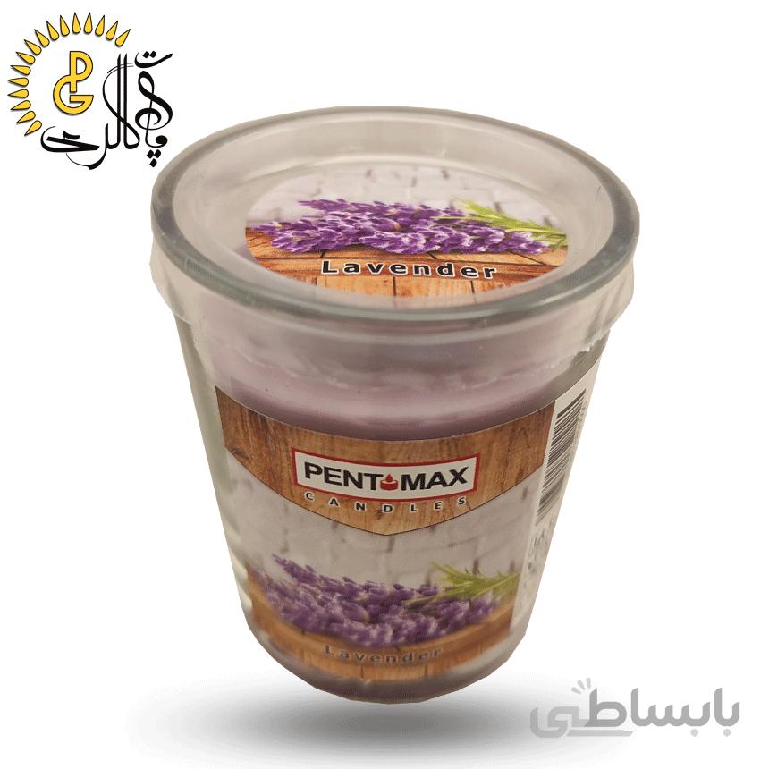 شمع لیوانی معطر مدل LAVENDER کد 0114