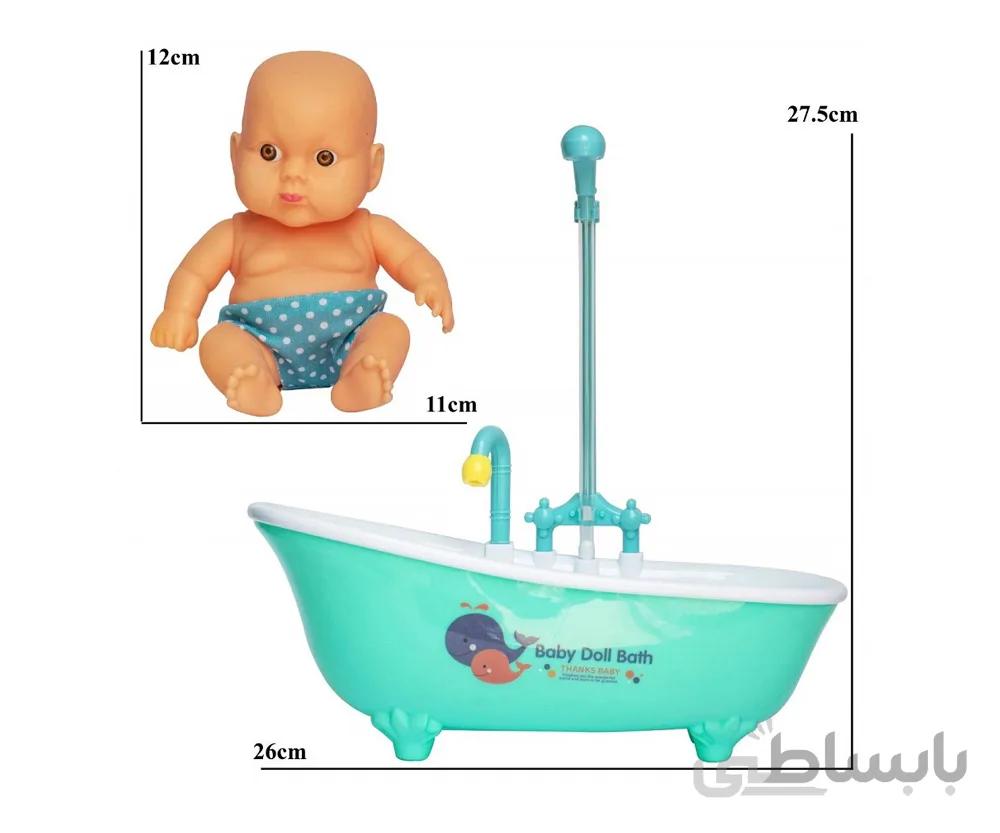 اسباب بازی عروسک حمام کودک baby doll bath