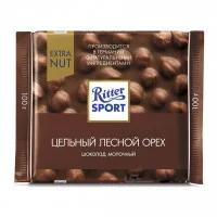 شکلات ریتر اسپرت فندق اکسترا قهوه ای 100 گرمی Ritter Sport