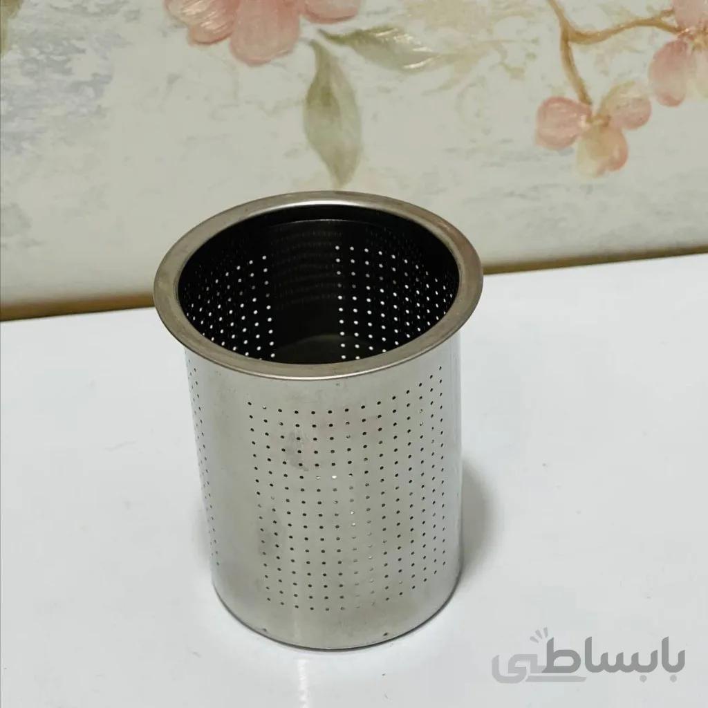 صافی قوری استیل استوانه