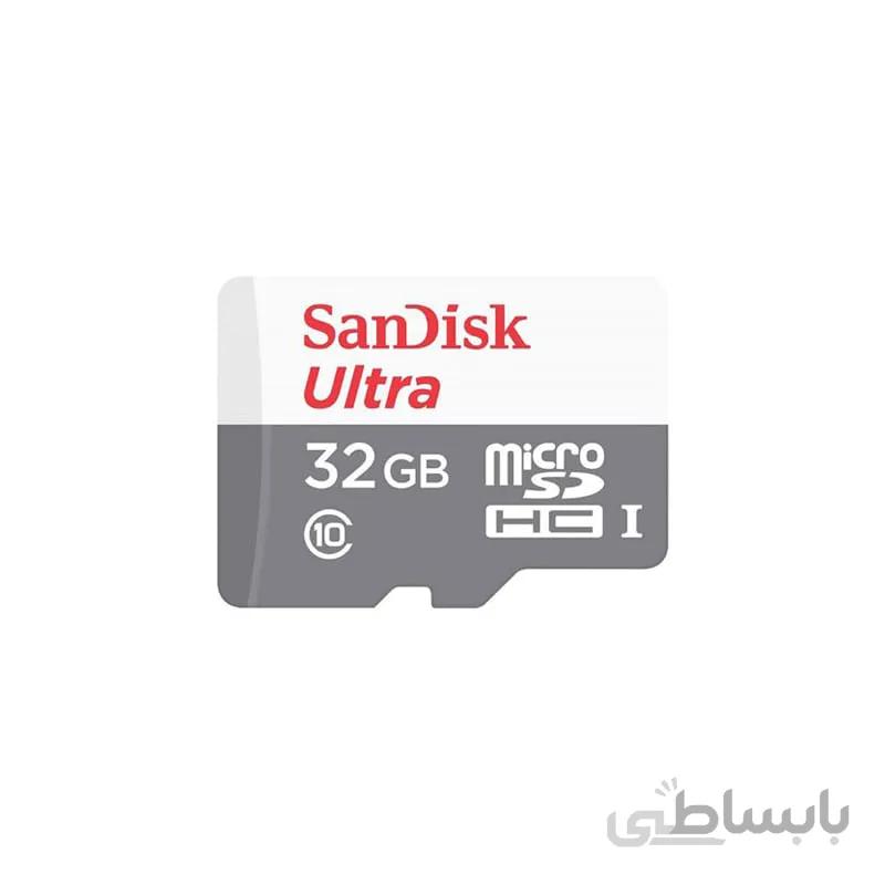 کارت حافظه سن دیسک میکرو اس دی اچ سی 32 گیگابایت کلاس 10 با سرعت 48 مگابایت در ثانیه ا SanDisk Ultra microSDHC 32GB UHS-I Class 10 - 48MBps 320X With Adapter