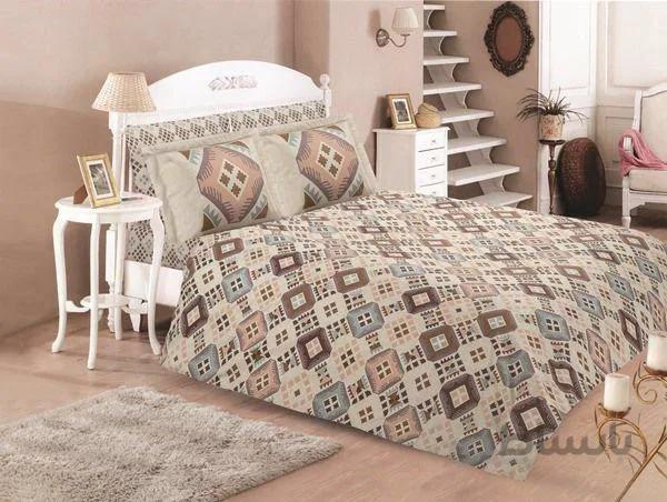 ملحفه کشدار تک دونفره 160 تایل (Tile)