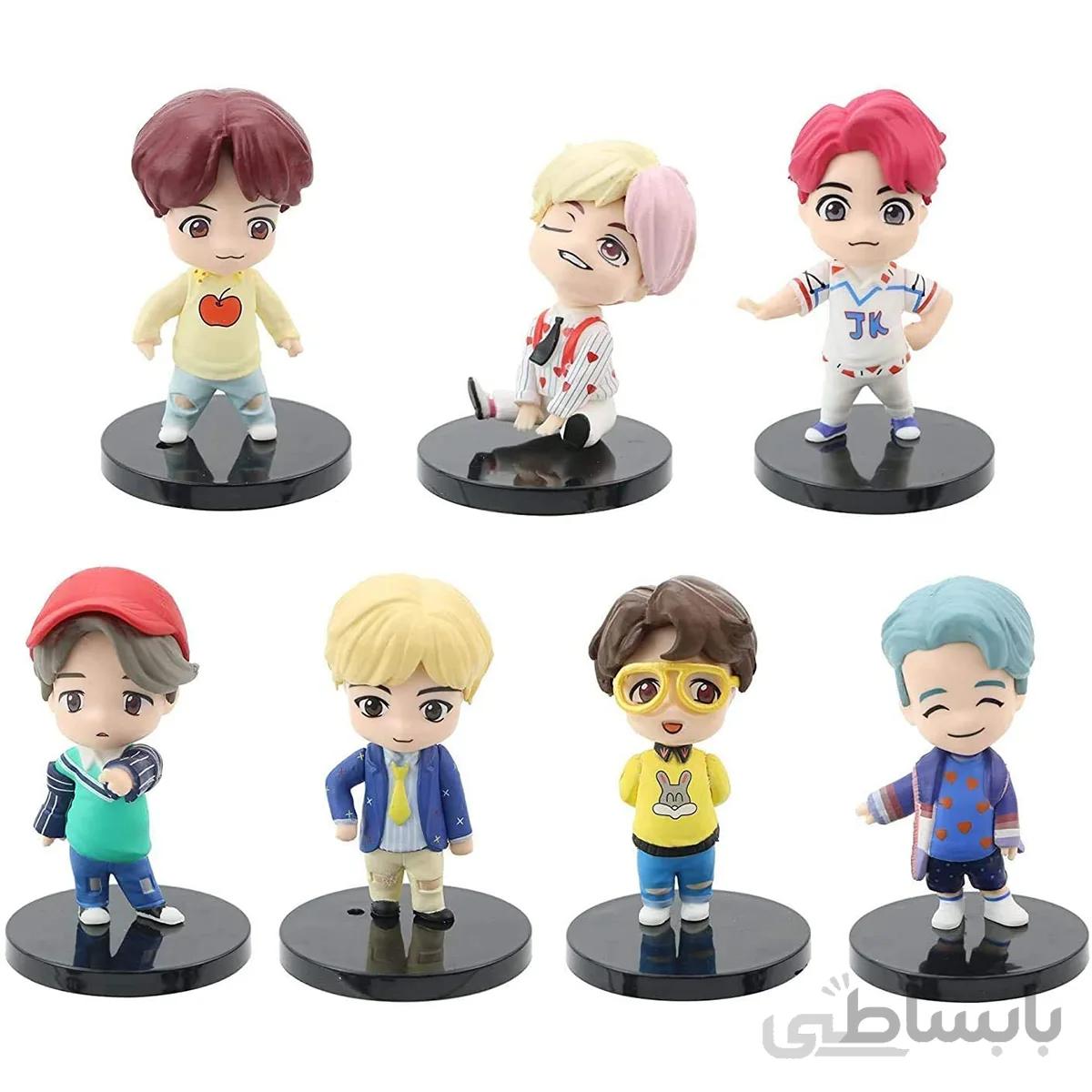 فیگور مدل BTS مجموعه 7 عددی