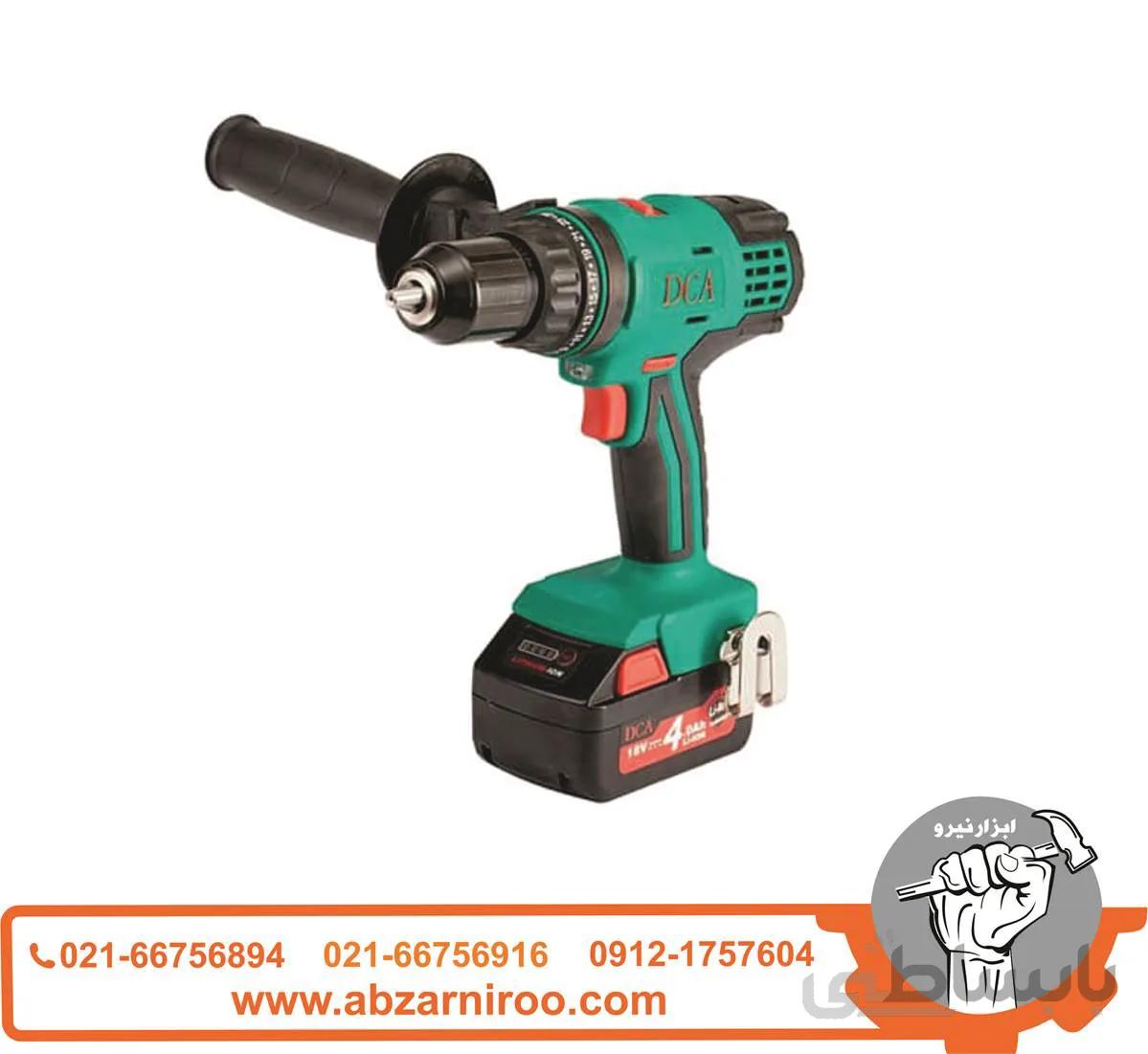 دریل چکشی شارژی 18 ولت لیتیوم دی سی ای ا ADJZ13