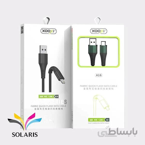 کابل شارژ Xooxi مدل micro A16