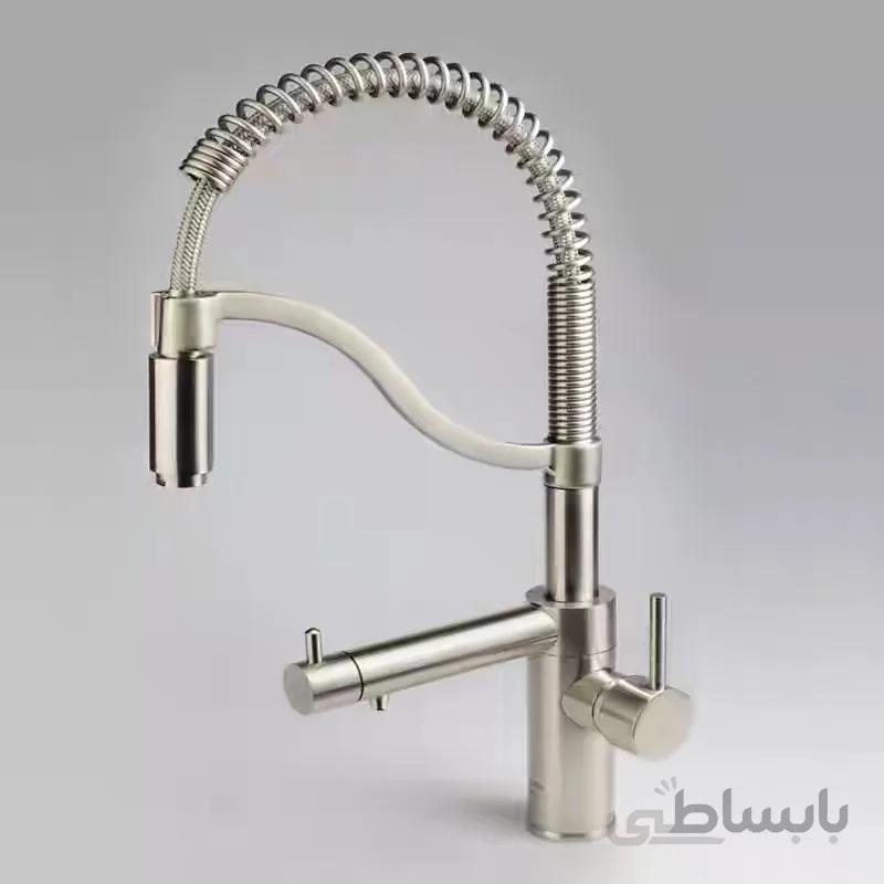 شیر ظرفشویی دو منظوره کسری مدل تندیس
