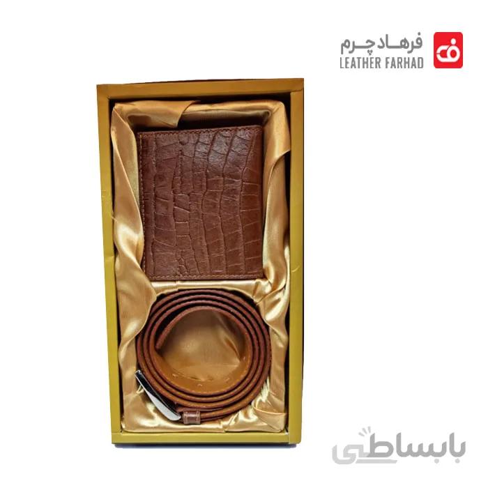 ست کادویی چرم طبیعی تبریز کد 251379