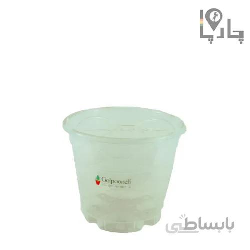گلدان کاشت ارکیده (بی رنگ)