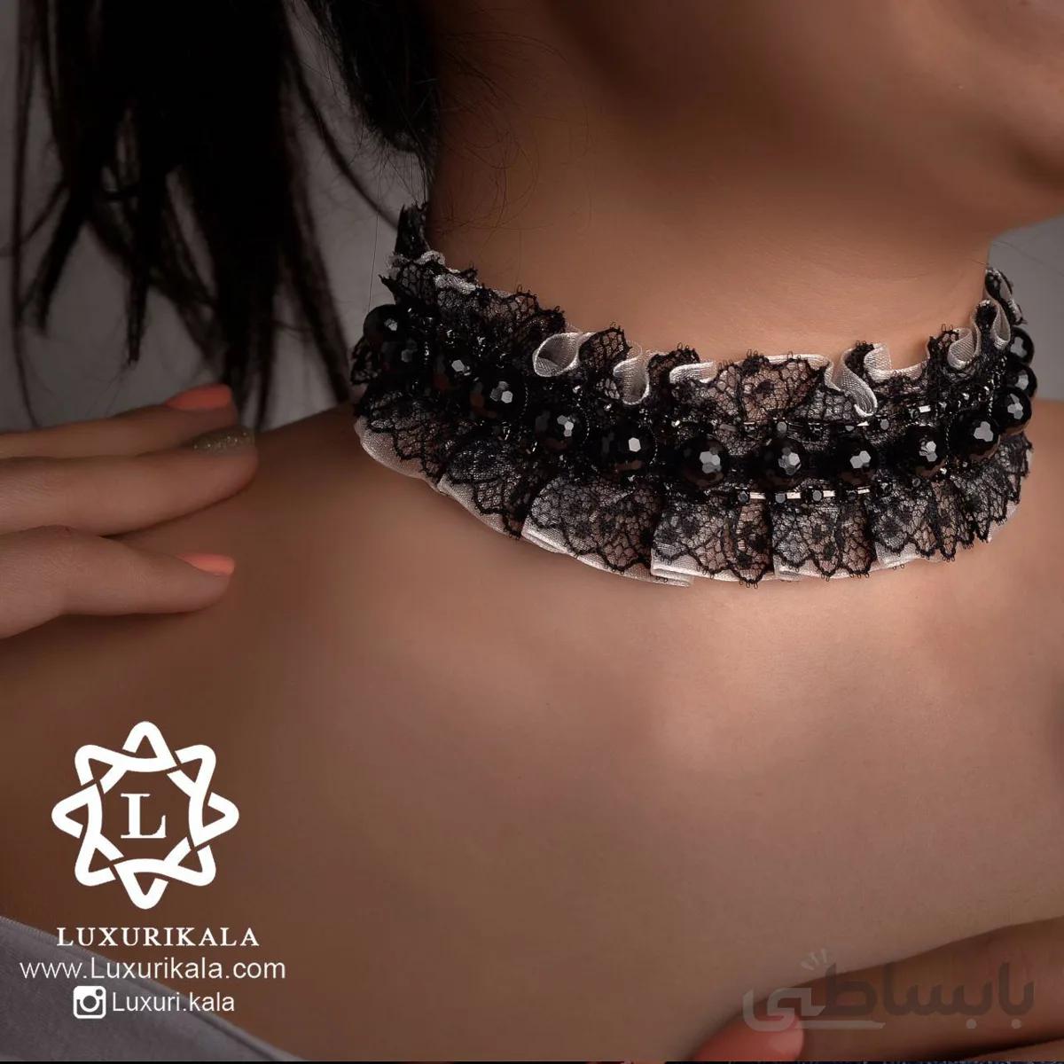 یقه تزئینی (پارچه ای) کد 925354