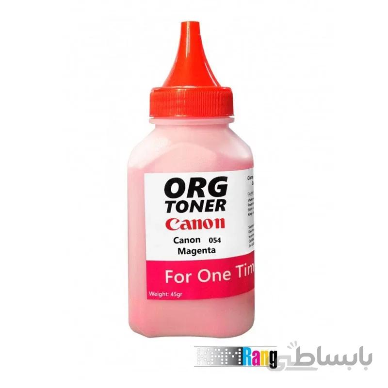 تونر یکبار شارژ کارتریج لیزر رنگی کانن 054 قرمز