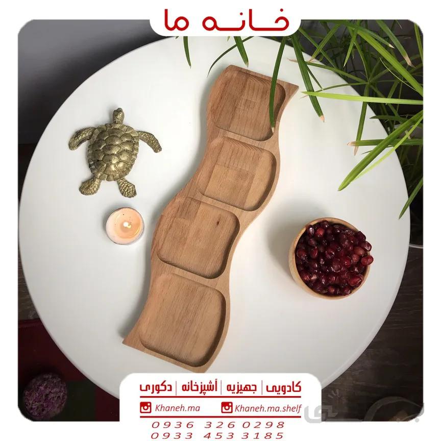 ظروف اردو خوری بامبو چهارخانه منحنی