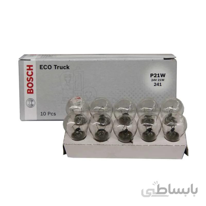 لامپ هالوژن خودرو پایه P21W مدل Eco بوش – Bosch