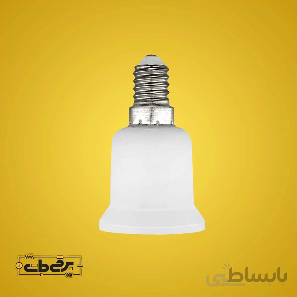 تبدیل سرپیچ  E14 به E27 — تصویر 1