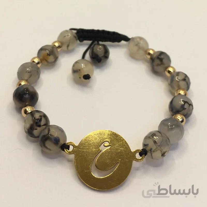 دستبند زنانه مدل ع ا A letter bracelet