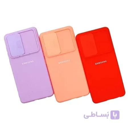 قاب سیلیکونی TPU محافظ لنزدار کشویی سامسونگ A72