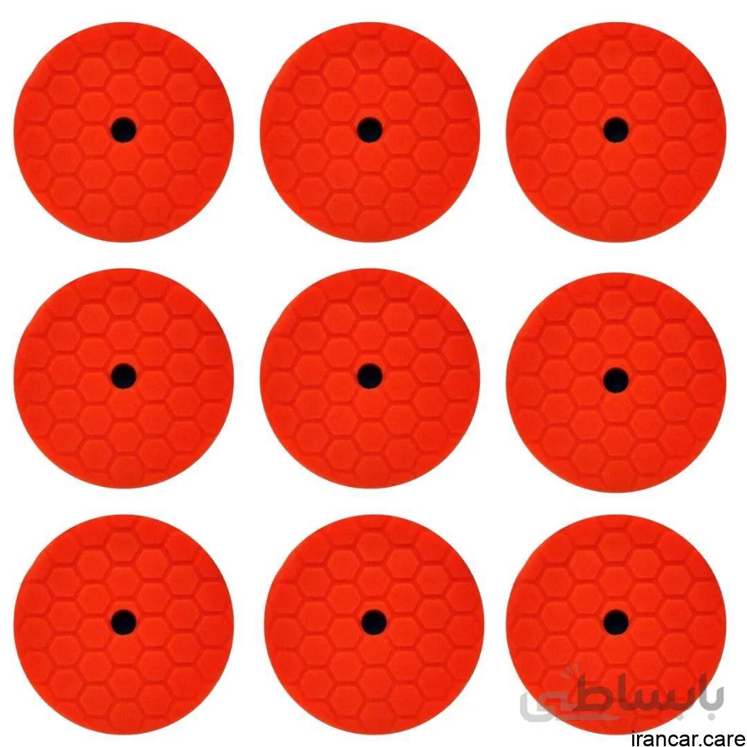 پد پولیش اوربیتال زبر سایز 15 Hex-Logic Heavy بسته 9 عددی