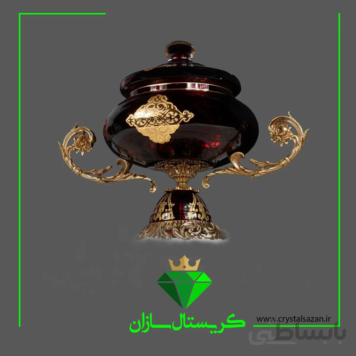 شکلات خوری کریستال کد K1312 کریستال سازان