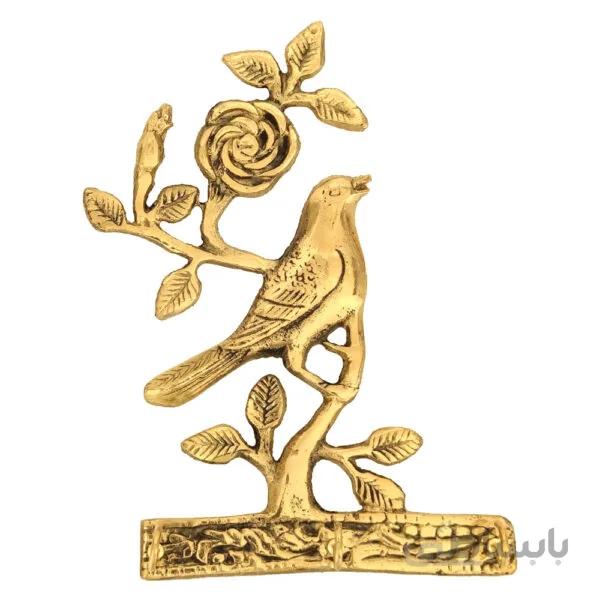 جا کلیدی برنزی طرح گل و بلبل تک کد ۲۳۵