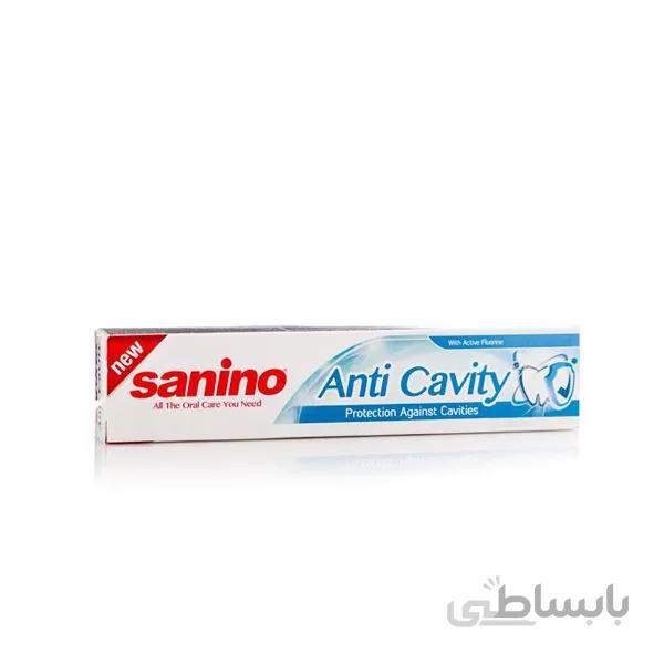 خمیر دندان ضد پوسیدگی سانینو ۵۰ میلی ترکیه