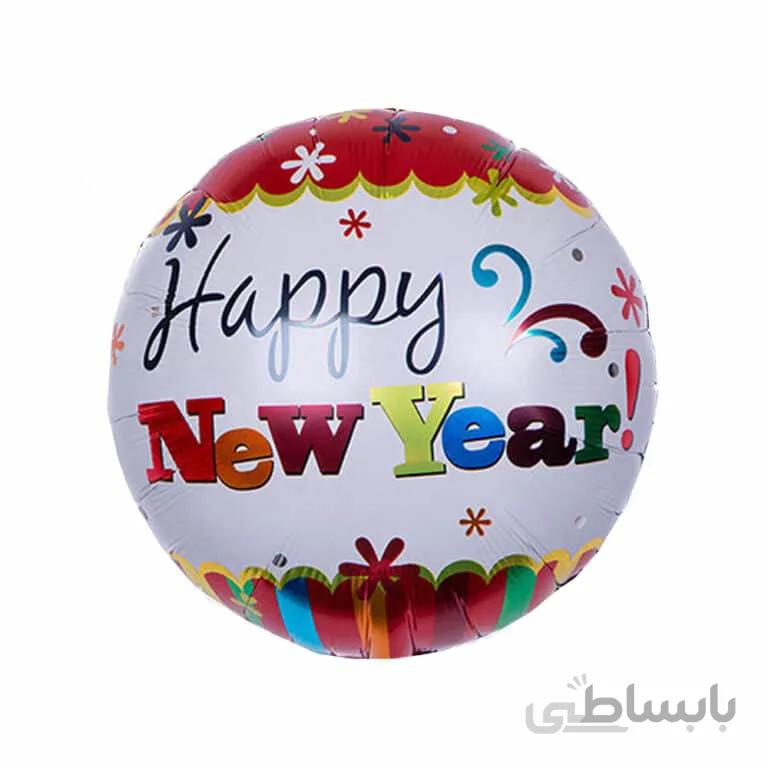 بادکنک فویلی HAPPY NEW YEAR مدل STCH253
