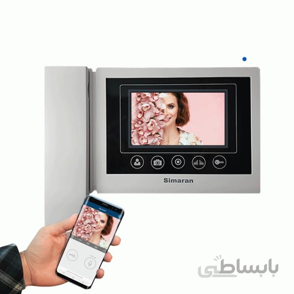 مانیتور ۴/۳ اینچ کلید لمسی سیماران مدل HS-43TK/M100wifi